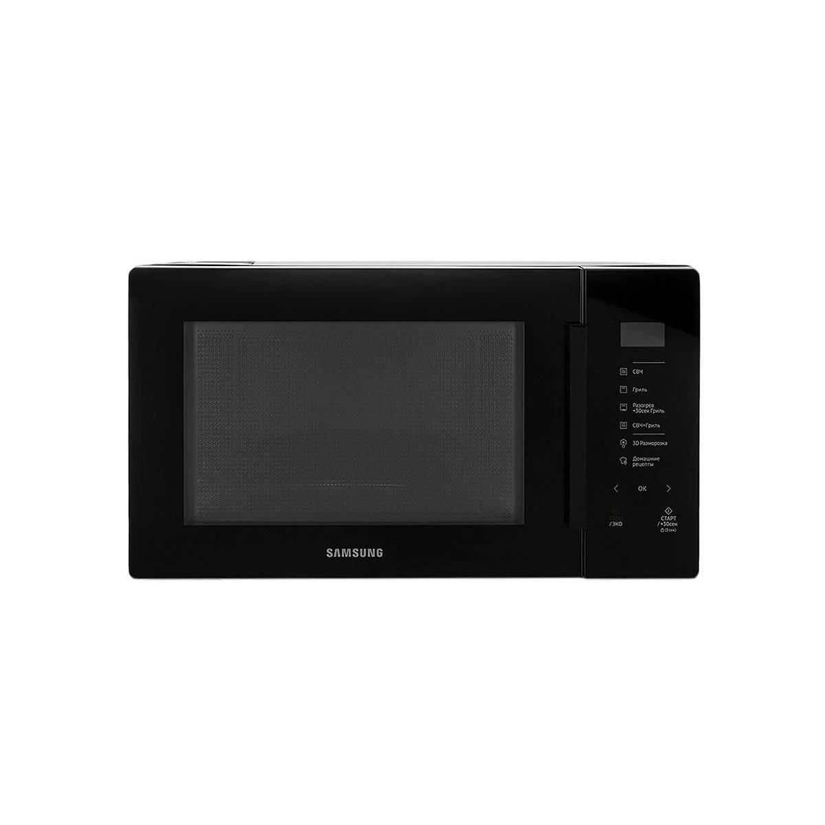 Микроволновая печь Samsung MG30T5018AK/BW черный, 30 л, 900 Вт, переключатели - сенсор