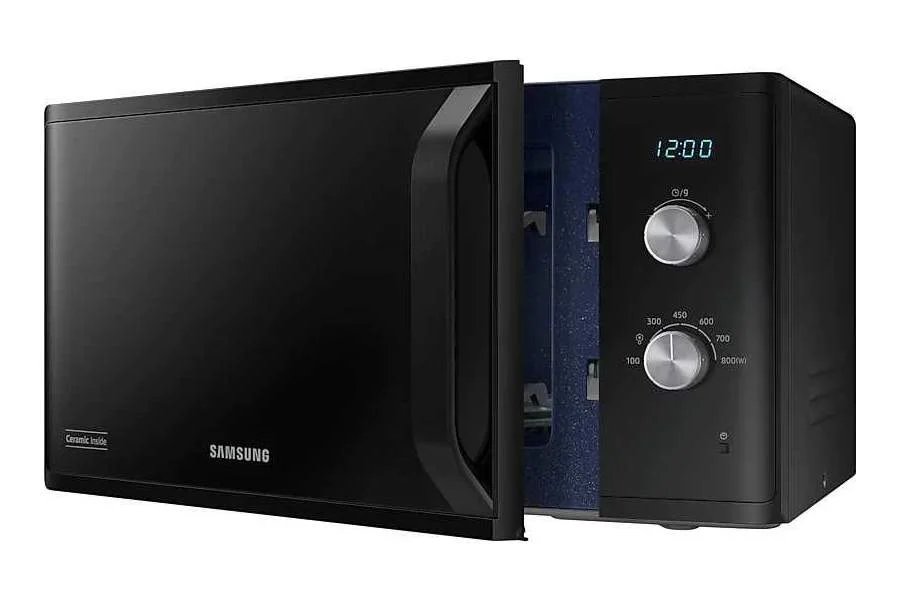 Микроволновая печь Samsung MS23K3614AK черный, 23 л, 800 Вт, переключатели - поворотный механизм