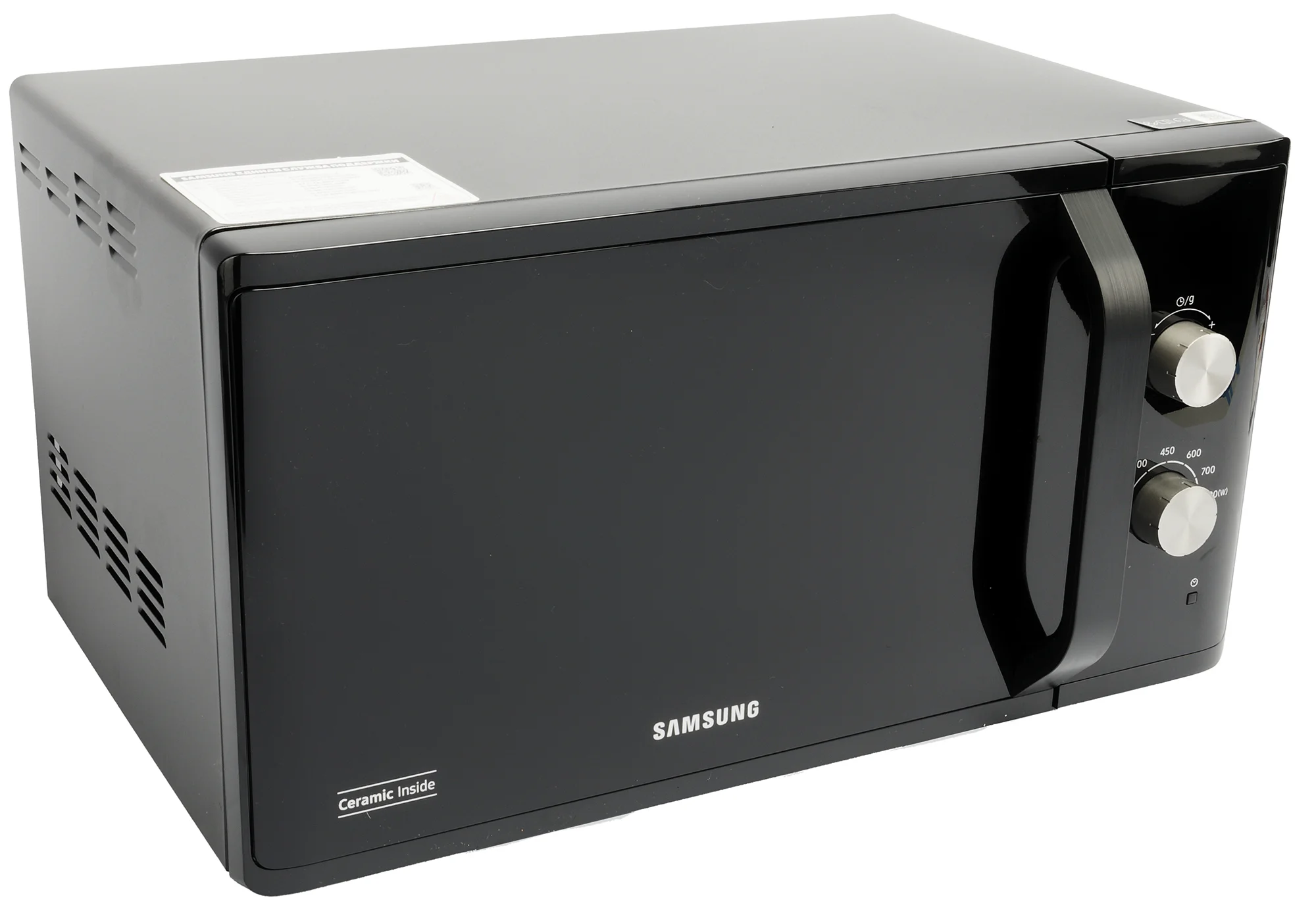 Микроволновая печь Samsung MS23K3614AK черный, 23 л, 800 Вт, переключатели - поворотный механизм