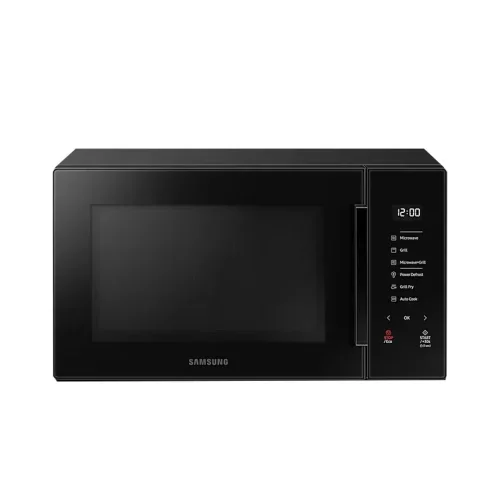 Микроволновая печь Samsung MS23T5018AK/BW черный, 23 л, 800 Вт, переключатели - сенсор