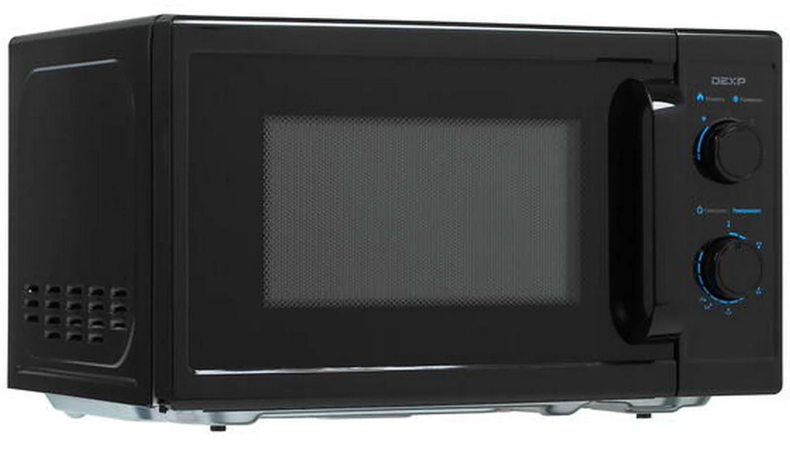 Микроволновая печь Sharp R-2000RK черный, 20 л, 800 Вт, переключатели - поворотный механизм