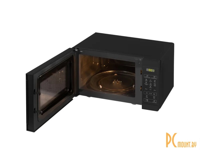 Микроволновая печь Sharp R-2800RK черный, 20 л, 800 Вт, переключатели - сенсор