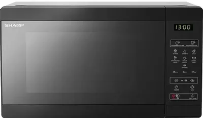 Микроволновая печь Sharp R-2800RK черный, 20 л, 800 Вт, переключатели - сенсор