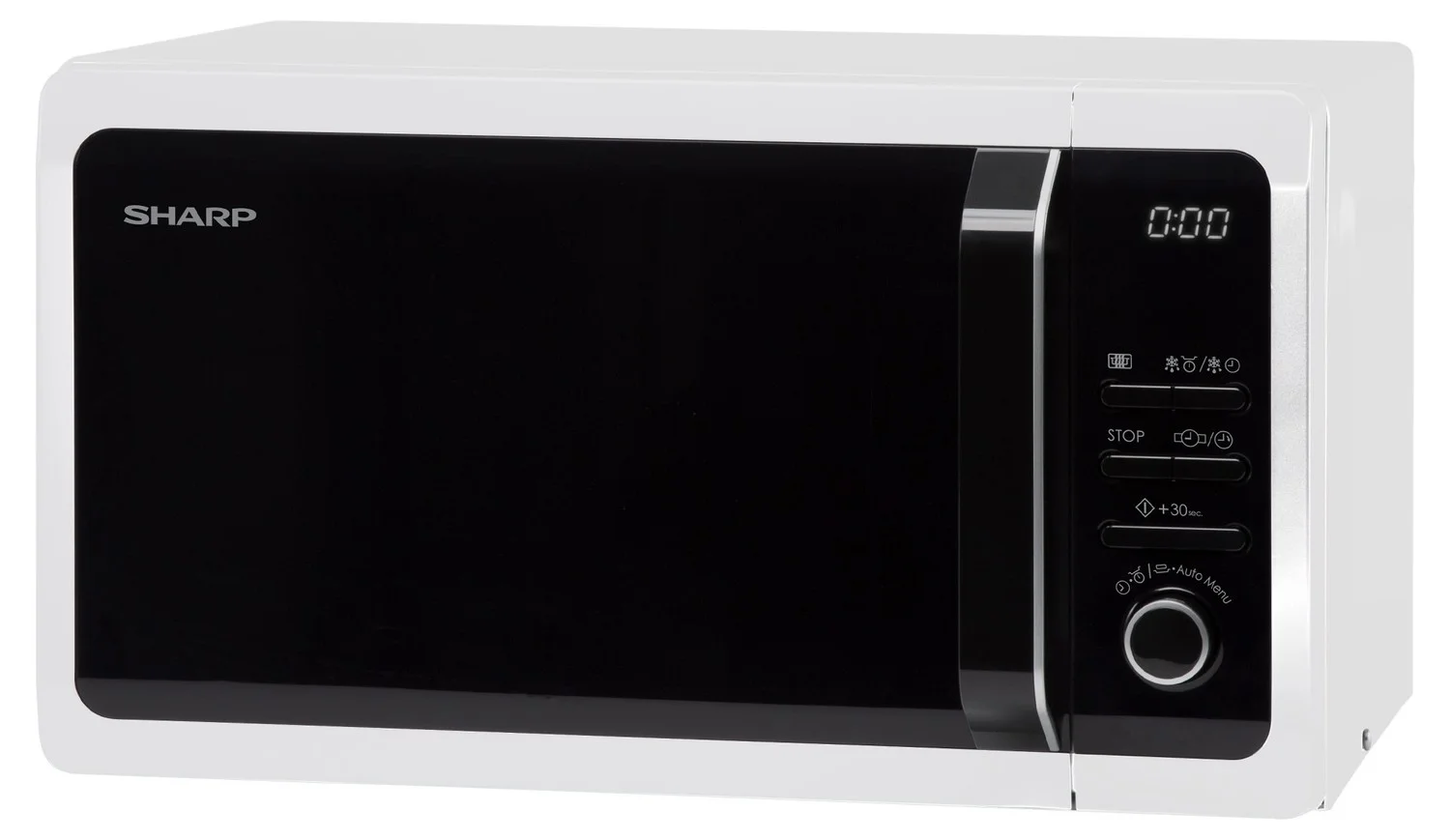 Микроволновая печь Sharp R-2852RSL серебристый, 20 л, 800 Вт, переключатели - кнопки, поворотный механизм