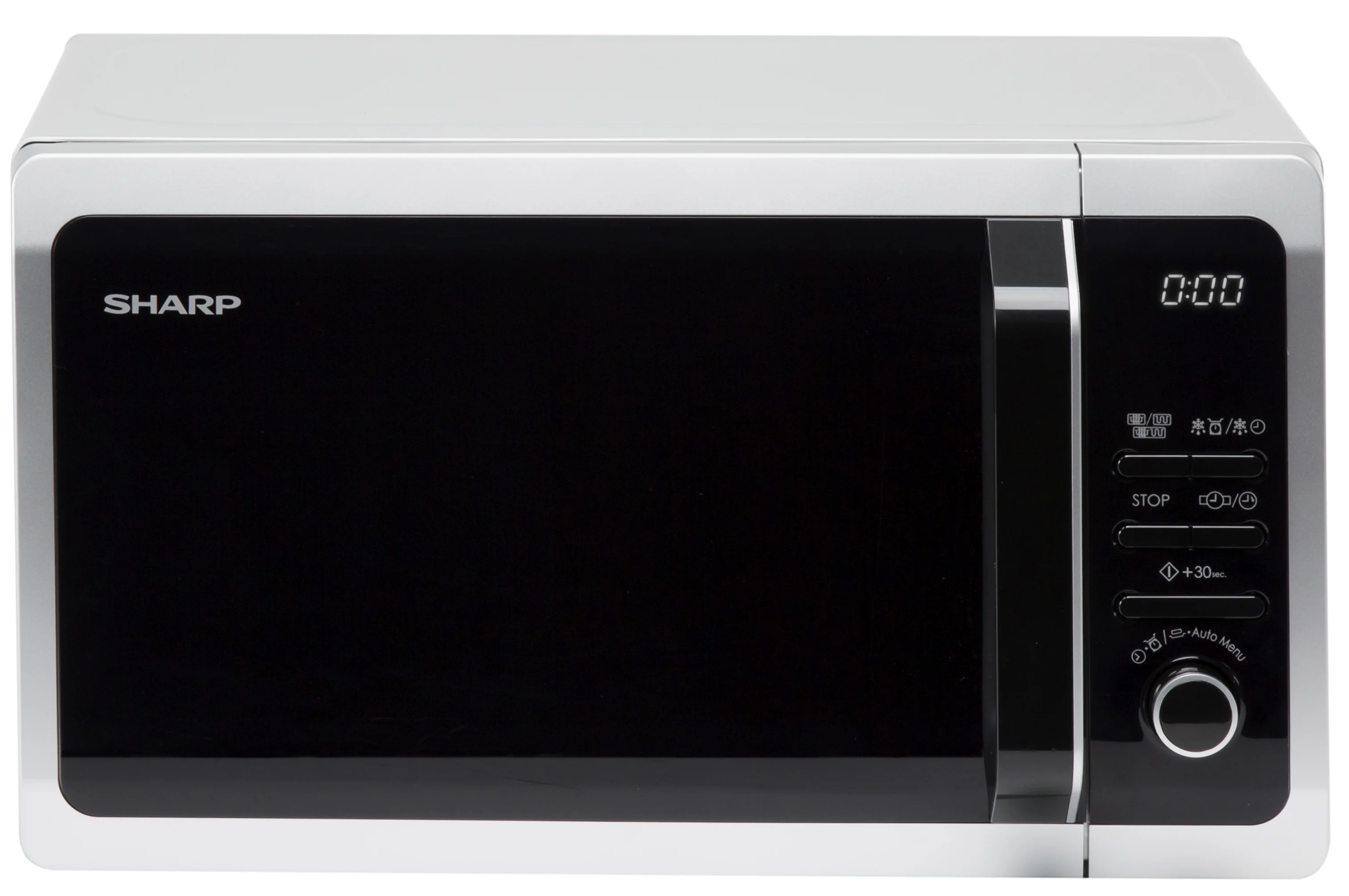 Микроволновая печь Sharp R-2852RW белый, 20 л, 800 Вт, переключатели - кнопки, поворотный механизм