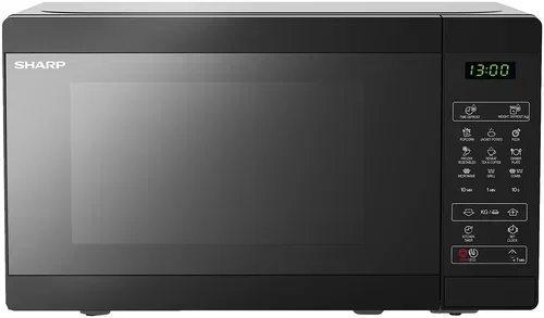 Микроволновая печь Sharp R-6800RK черный, 20 л, 800 Вт, переключатели - сенсор