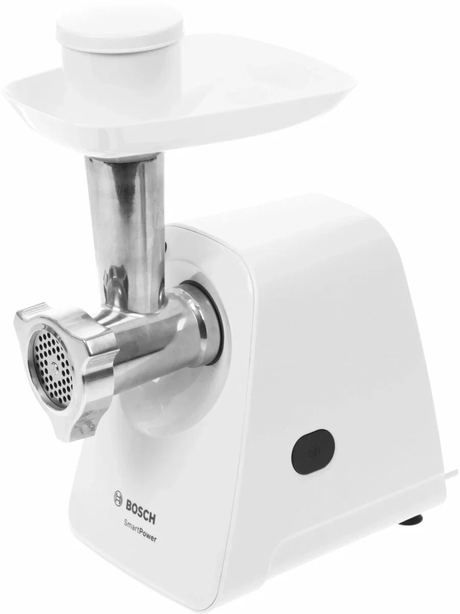 Мясорубка Bosch MFW2515W 1500Вт, 1,7кг/мин, шнековая