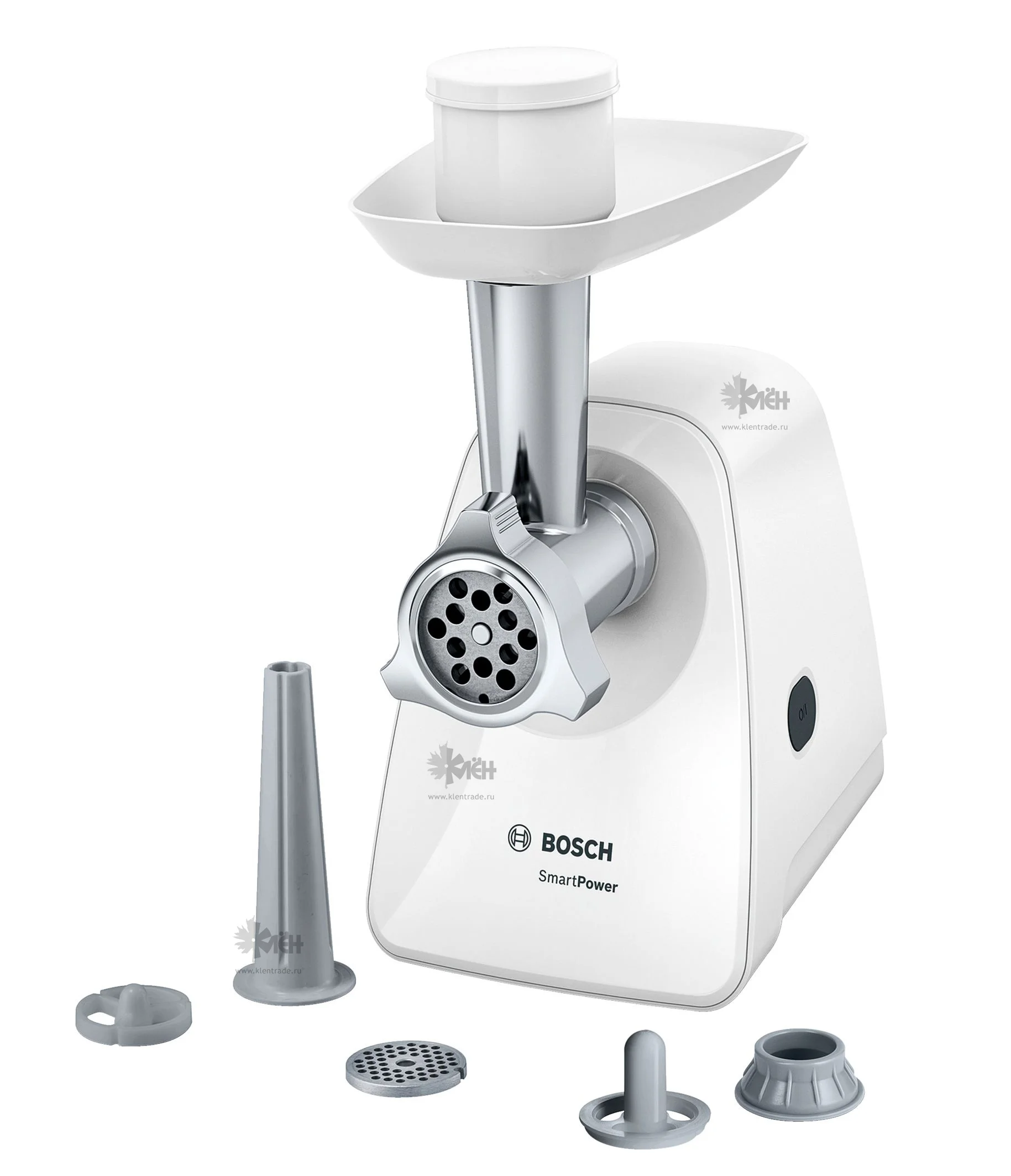Мясорубка Bosch MFW2515W 1500Вт, 1,7кг/мин, шнековая