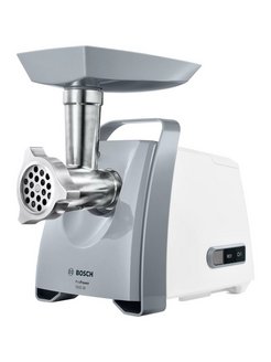 Мясорубка BOSCH MFW66020 (1800Вт, 6 насадок, 3 диска, 3кг произв.)