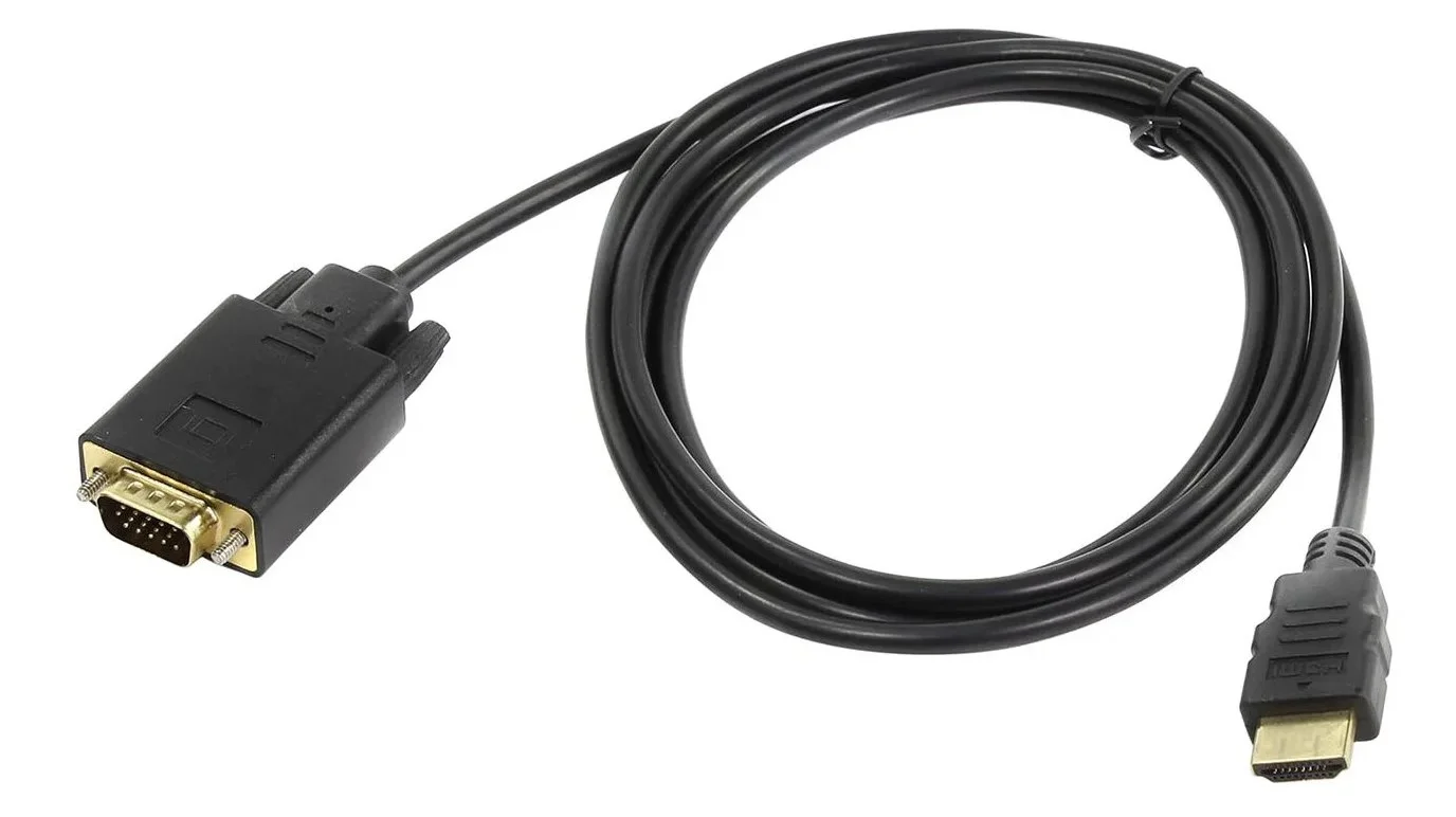 Кабель-переходник HDMI --> VGA_M/M 1,8м VCOM <CG596-1.8M>