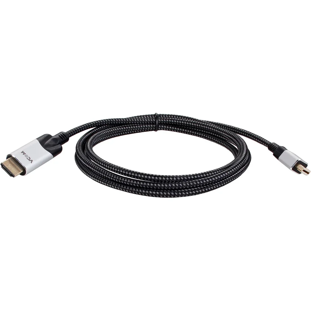 Кабель-переходник miniDisplayPort M-> HDMI M 4K@60Hz 1.8m VCOM (CG615M-1.8M)