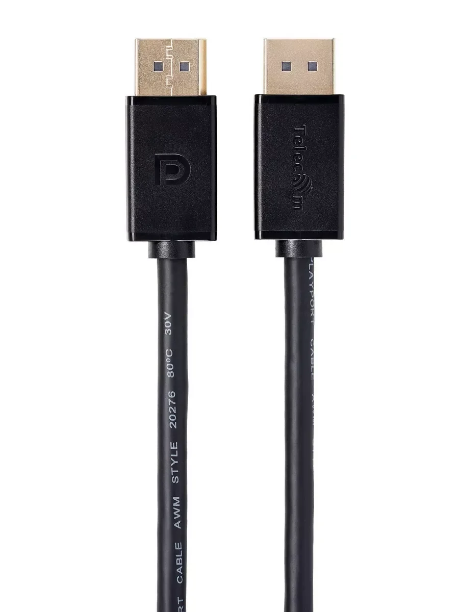 Кабель соединительный DP-DP 1.2V 4K@60Hz  2м , медь, Telecom <TCG715-2M>
