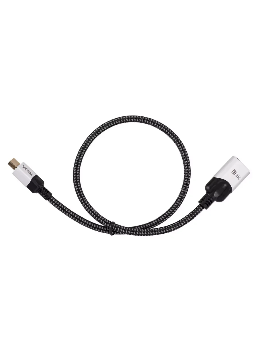 Кабель удлинительный miniDP/DP v1.4, 8K@60Hz, 0.5m VCOM <CG635F-0.5>