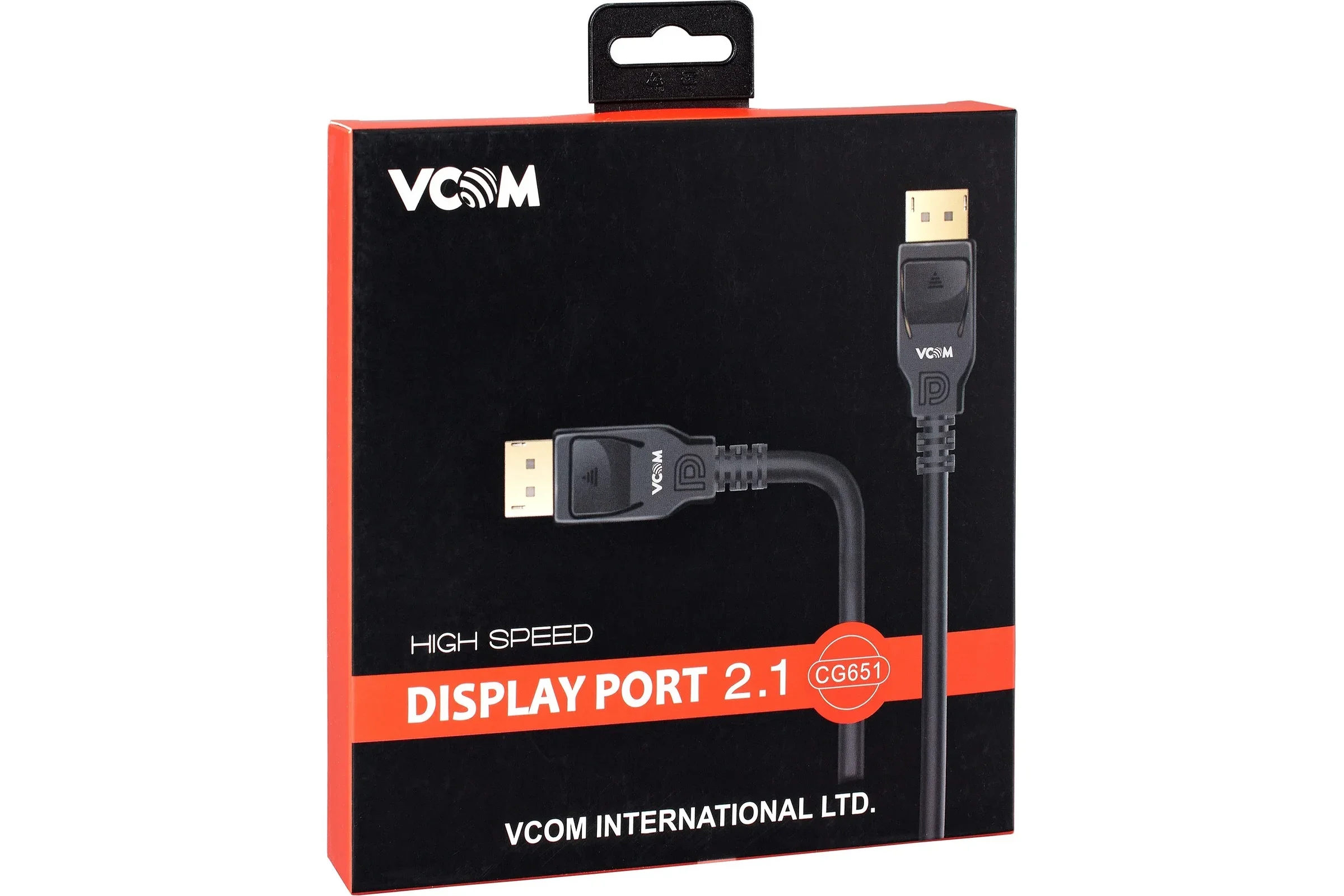 Кабель соединительный DISPLAY PORT v2.1 40GBps, 8K@60Hz, 1.5m, медь, VCOM <CG651-1.5>