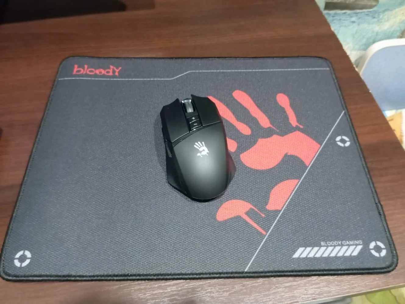 Коврик для мыши A4Tech Bloody BP-50M черный/рисунок 340x280x3мм