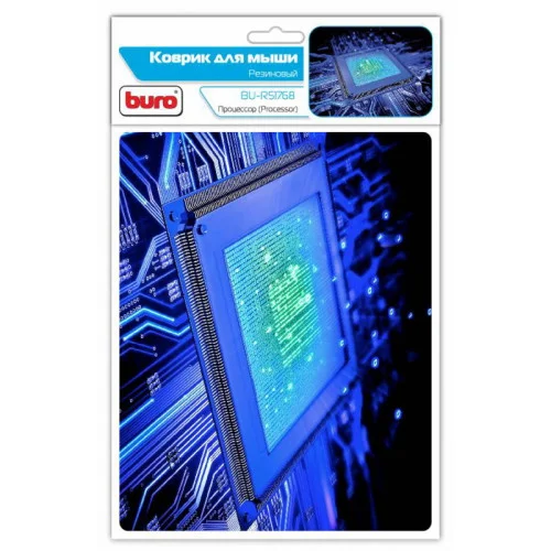 Коврик для мыши Buro BU-R51768 рисунок/процессор