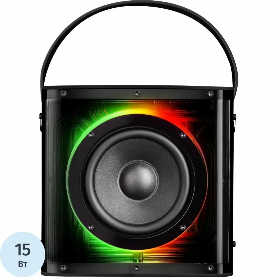 Defender Портативная колонка Versuz 15Вт, BT/USB/TF/AUX/RGB/MIC