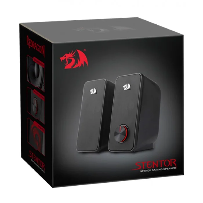 Redragon Акустическая 2.0 система Stentor черный, 6 Вт, питание от USB