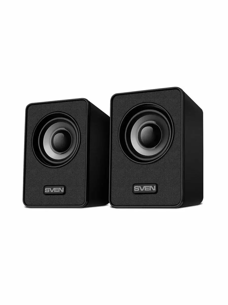 SVEN 135, чёрный, USB, акустическая система 2.0, мощность 2x3 Вт(RMS)