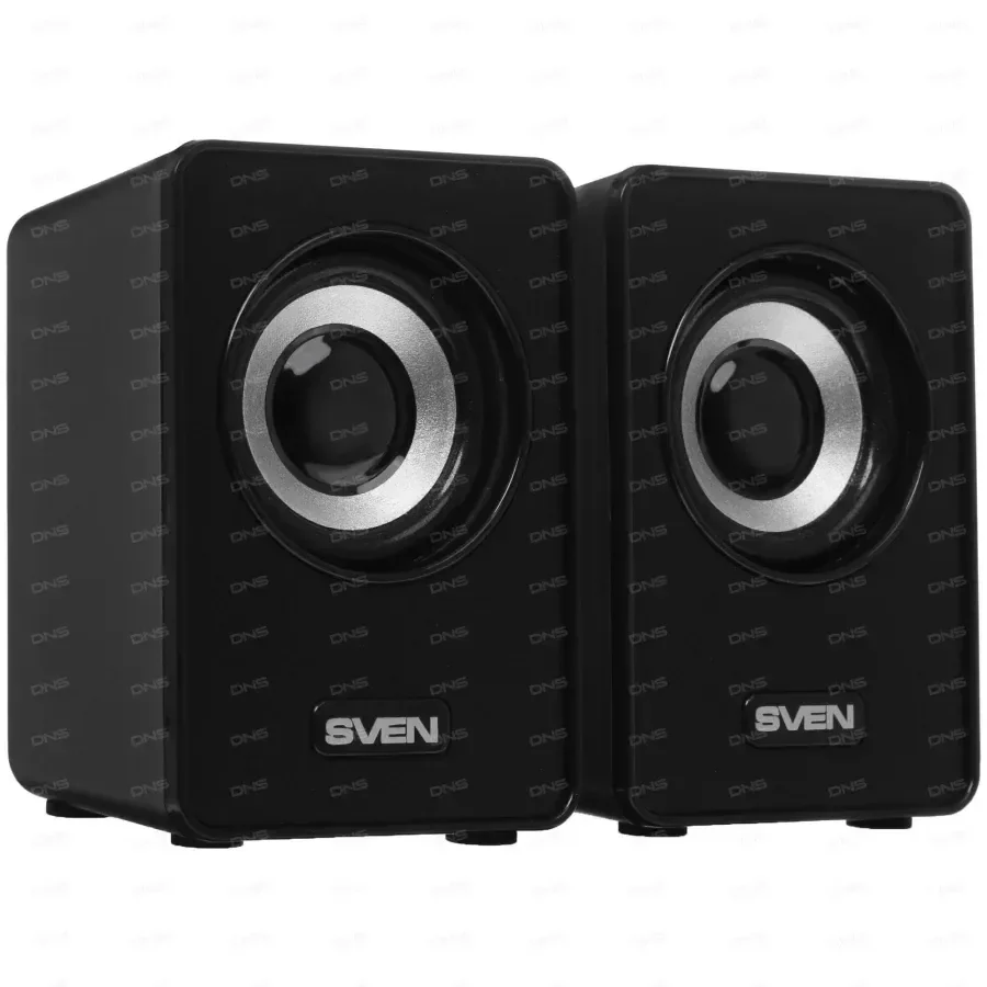 SVEN 135, чёрный, USB, акустическая система 2.0, мощность 2x3 Вт(RMS)