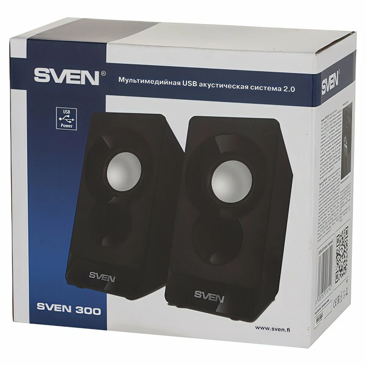 SVEN 300, черный (6 Вт, питание USB)