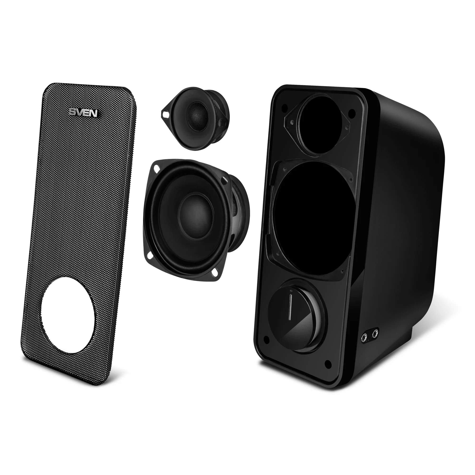 SVEN 470, чёрный, USB, акустическая система 2.0, мощность 2x6 Вт(RMS)