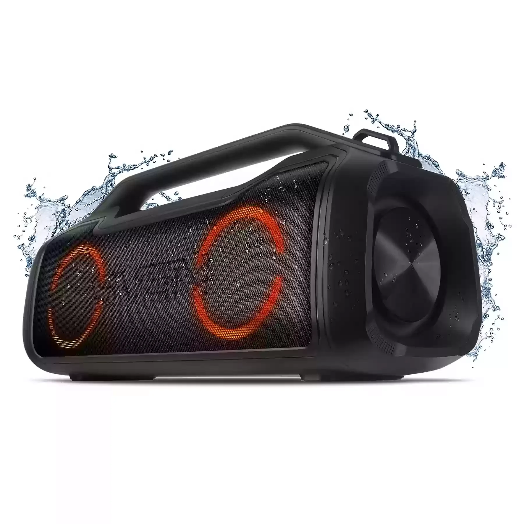 SVEN PS-390, черный (50 Вт, Waterproof (IPx5), TWS, Bluetooth, microSD, 3600мА*ч)