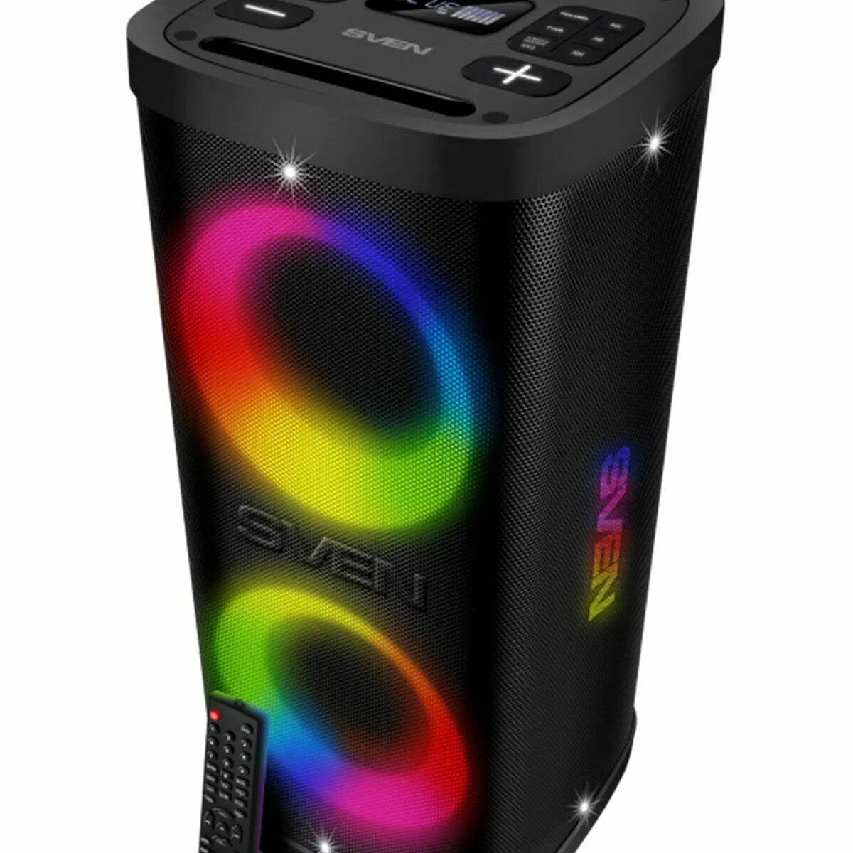 SVEN PS-950, черный (160 Вт, TWS, Waterproof(IPx4), Bluetooth, FM, USB, microSD, LED-дисплей,8800мА*ч)