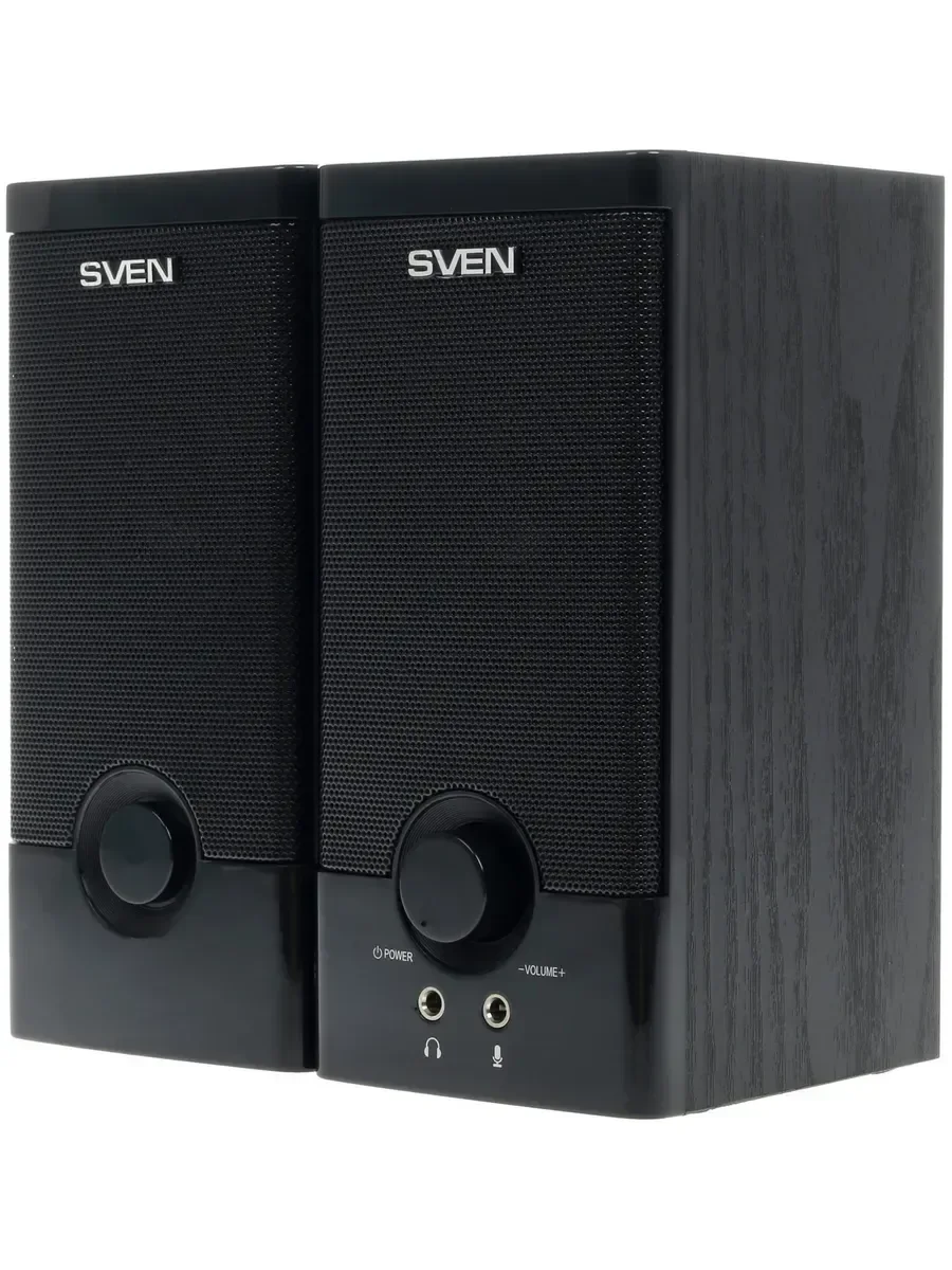 SVEN SPS-603, чёрный, акустическая система 2.0, USB, мощность 2x3 Вт(RMS)