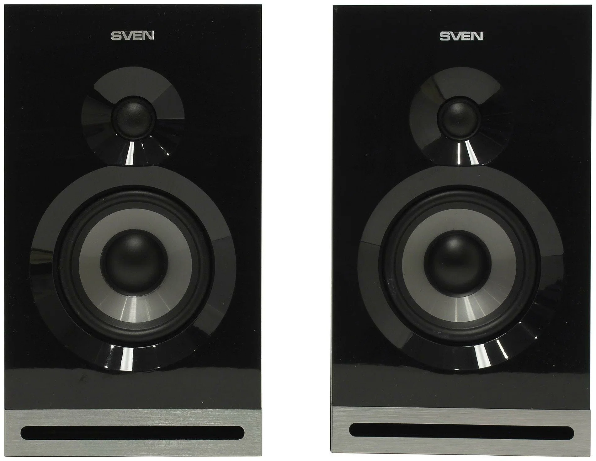 SVEN SPS-705, чёрный, акустическая система 2.0, мощность 2x20 Вт(RMS), щелевой фазоинвертор, Bluetooth