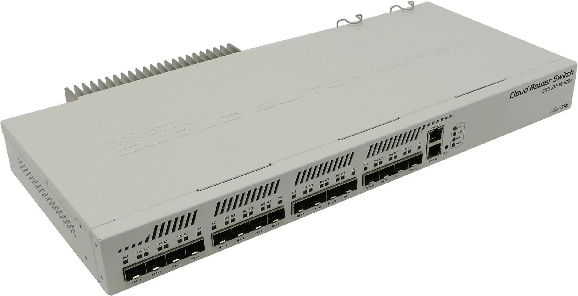 Коммутатор MikroTik CRS317-1G-16S+RM 16х SFP+, 1х 1G RJ45, SwOS или RouterOS