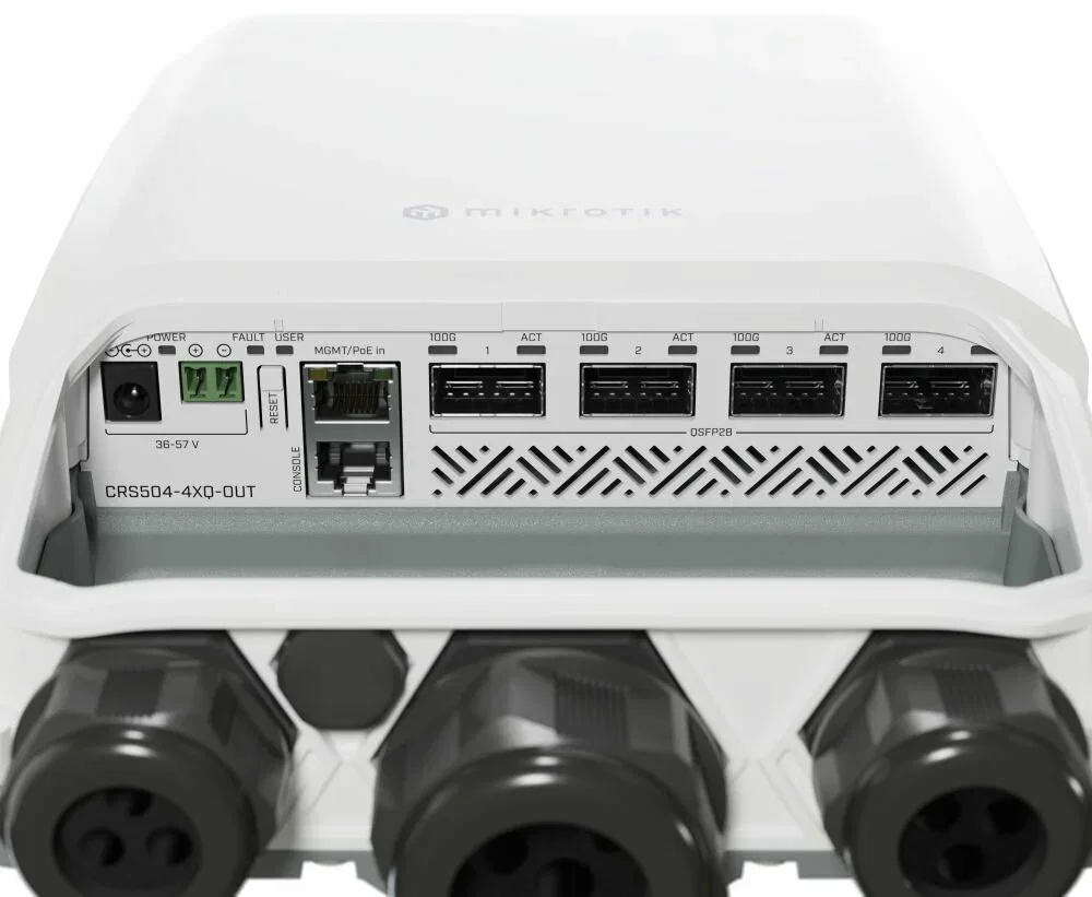 Коммутатор MIKROTIK CRS504-4XQ-OUT