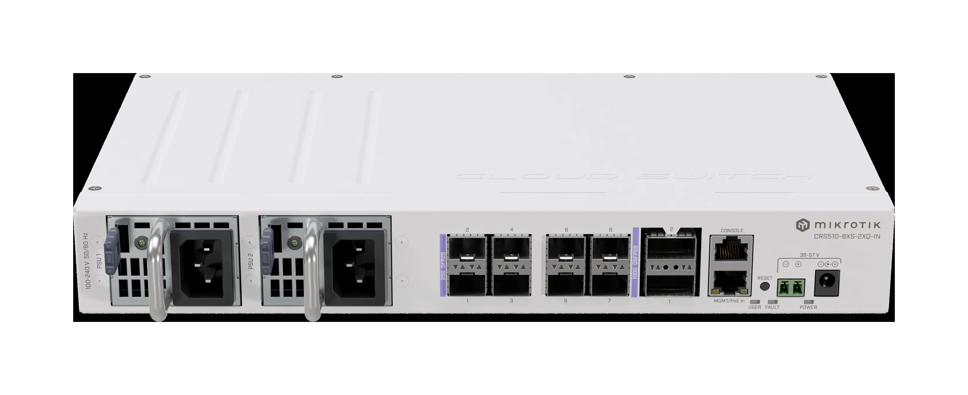 Коммутатор Mikrotik CRS510-8XS-2XQ-IN 8*XSFP+, 2QXSFP+