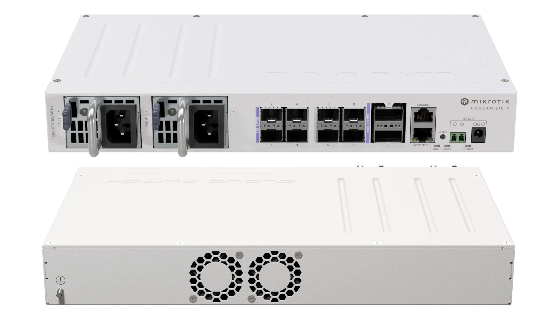 Коммутатор Mikrotik CRS510-8XS-2XQ-IN 8*XSFP+, 2QXSFP+