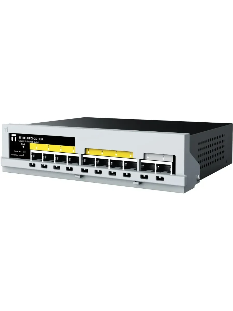 Коммутатор Netis ST110GHPDI-2G-130 8x100Мбит/с 2x1Гбит/с 8PoE 130W неуправляемый