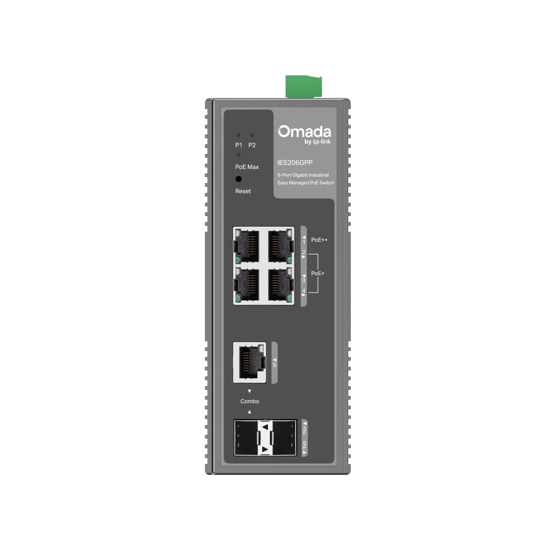 Коммутатор Omada 6-Port Gigabit Industrial Easy Managed Switch with 3-Port PoE+ and 1-Port PoE++