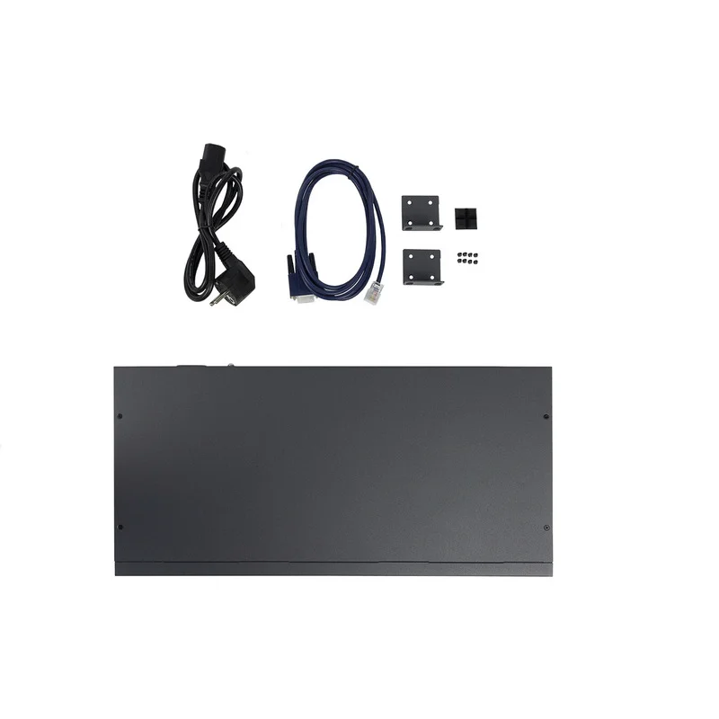 Коммутатор ORIGO Managed L3 Switch 24x1000Base-T PoE, 4x10Gbase-X SFP+, PoE Budget 370W, RJ45 Console, 19" w/brackets