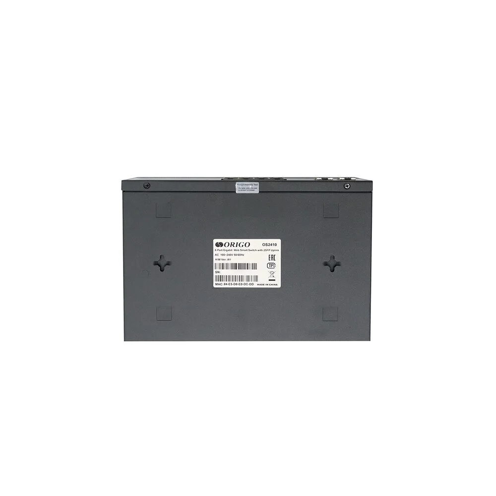 Коммутатор Origo OS2410P/120W OS2410P/120W/A1A 8x1 Гбит/с 2SFP 8PoE 120W настраиваемый