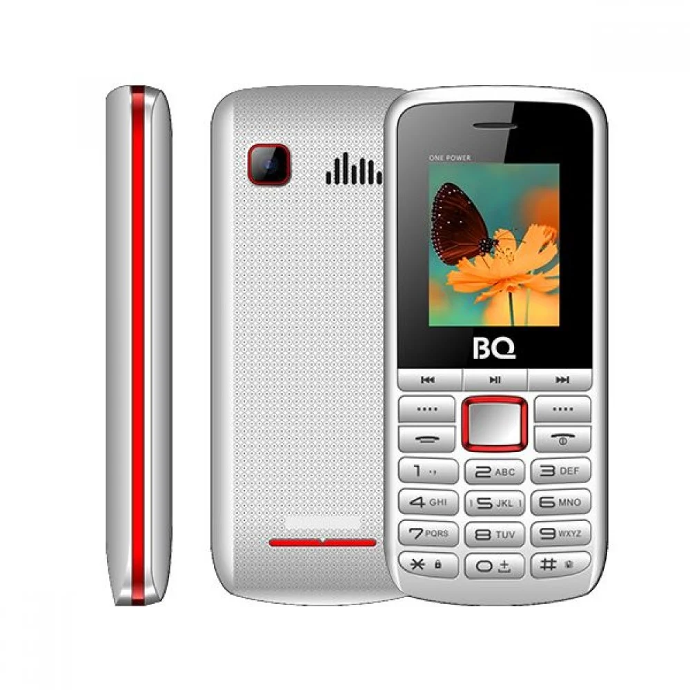 Мобильный телефон BQ 1846 One Power белый+красный (SIM- карт 2 шт, 2000 мА-ч, microSD,)
