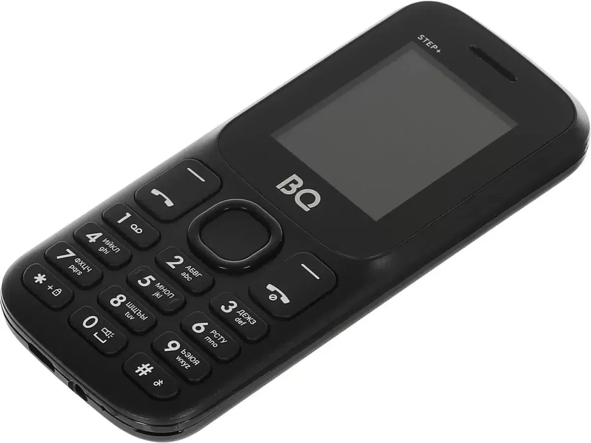 Мобильный телефон BQ 1848 Step+ Black+Green (SIM- карт 2 шт, 1000 мА-ч, microSD, диагональ 3.4")