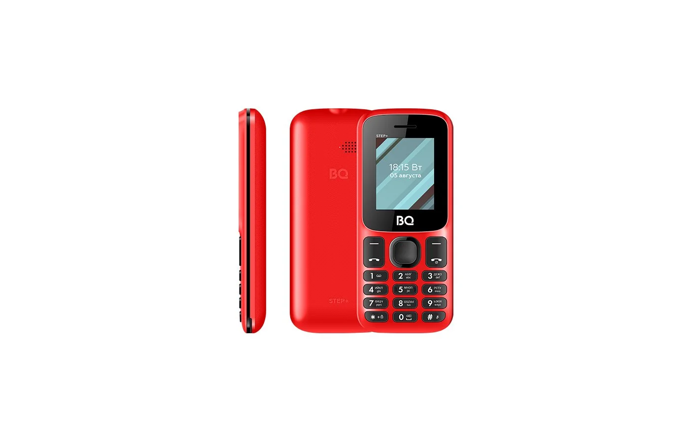 Мобильный телефон BQ 1848 Step+ Black+Red, SC6531E, 1, 208MHZ, ThreadX, 32 Mb, 32 Mb,  Blueto