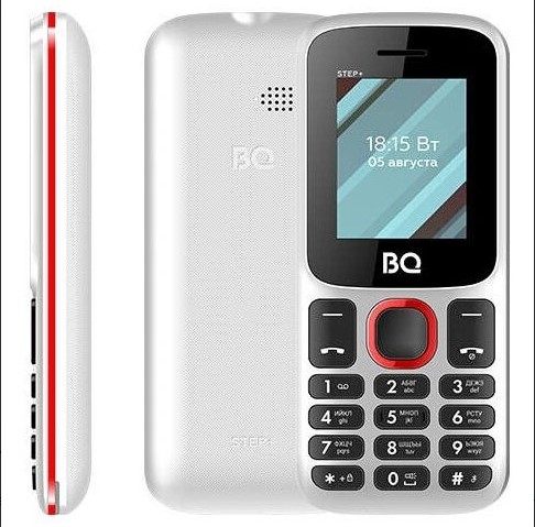 Мобильный телефон BQ 1848 Step+ White+Red