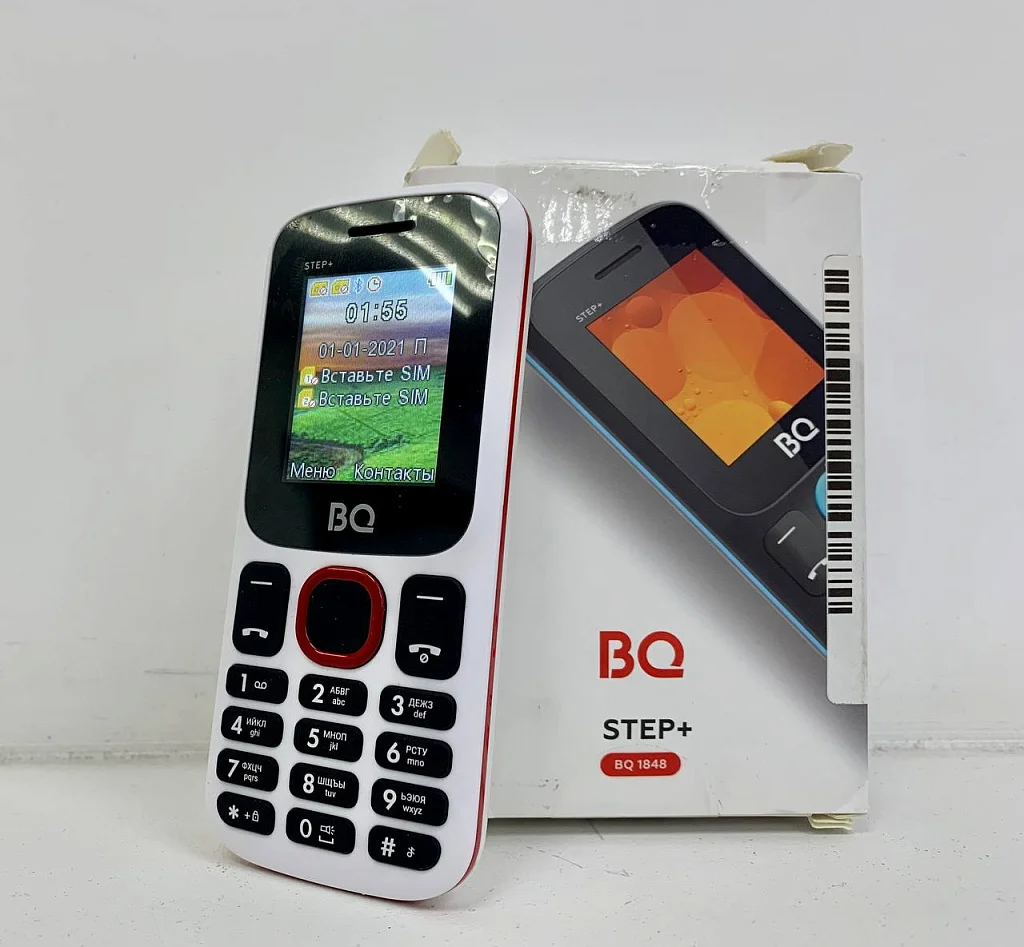 Мобильный телефон BQ 1848 Step+ White+Red