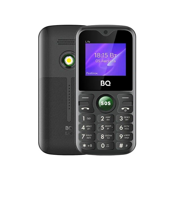 Мобильный телефон BQ 1853 Life Black+Green