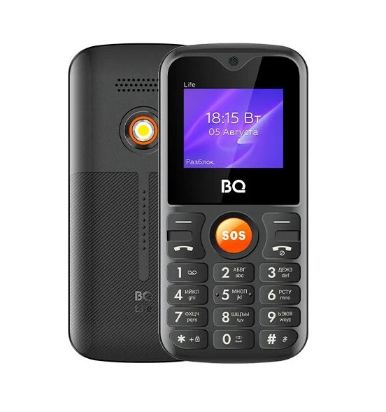 Мобильный телефон BQ 1853 Life Black+Orange