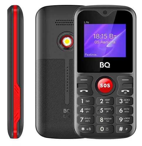 Мобильный телефон BQ 1853 Life Red+Black