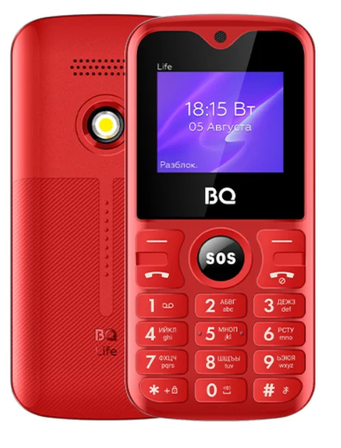 Мобильный телефон BQ 1853 Life Red+Black