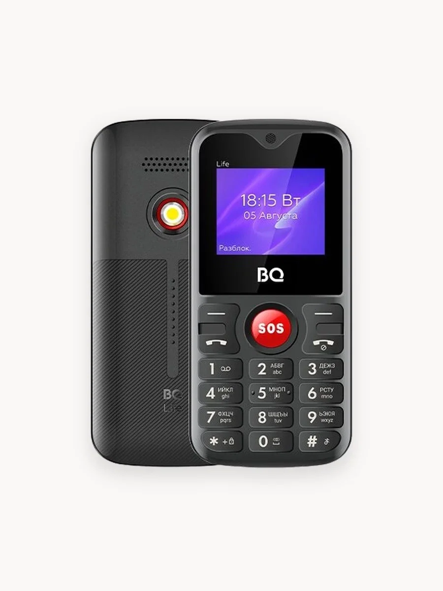 Мобильный телефон BQ 1853 Life Red+Black