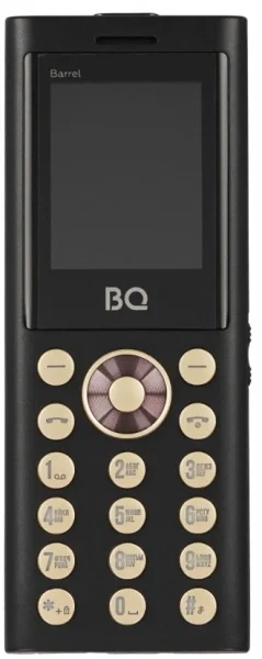 Мобильный телефон BQ 1858 Barrel Black+Gold ( 3 Sim, 0,08Мп, 800мАч, 1,77", Type-S)
