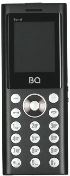 Мобильный телефон BQ 1858 Barrel Black+Silver ( 3 Sim, 0,08Мп, 800мАч, 1,77", Type-S)